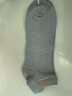 貓人（MiiOW）襪子男夏季薄款100%純棉短筒男士船襪透氣吸汗抑菌提耳夏天 6淺灰+4淺青灰 10雙 均碼 曬單實(shí)拍圖