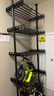 西子小筑頂天立地自行車(chē)掛架童車(chē)收納架玩具車(chē)落地多層衣帽滑板車(chē)置物架子 38管徑/黑 2立桿+4層托 加粗大承重 高1.1~3.2米可調 曬單實(shí)拍圖