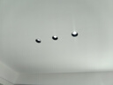 西頓照明（CDN）【全國補(bǔ)】led筒燈嵌入式75mm孔防眩吊頂用無主燈客廳過道天花燈 【RA97全光譜】9w防眩黑 4000K 曬單實(shí)拍圖