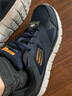 斯凱奇（Skechers）運(yùn)動鞋男夏季透氣跑步鞋男休閑鞋子男士輕便減震網(wǎng)面鞋232398 全黑色/BBK 42 曬單實拍圖