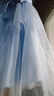 衣諾坊兒童禮服裙夏款六一演出主持人女童艾沙公主裙 曬單實(shí)拍圖