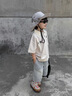 G.DUCKKIDS小黃鴨童裝男童夏季短袖套裝2025新款兒童夏裝polo衫寶寶薄衣服 杏色套裝 110 (建議98-105cm 3-4周歲） 曬單實拍圖