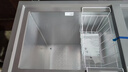 美菱（MeiLing）冰柜220/302升家用商用臥室冷柜雙溫雙開(kāi)門(mén)冷藏冷凍大容量電冰箱雙溫雙箱 灰色  218L 曬單實(shí)拍圖