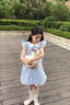 女童連衣裙夏季2025新款兒童夏裝裙子中大童休閑初中生公主裙洋氣 藍(lán)色連衣裙 160 曬單實(shí)拍圖