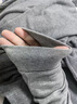 浪莎100%純棉秋衣秋褲男秋冬季寬松打底全棉毛衫保暖內(nèi)衣褲套裝7A抗菌 ·【深灰套裝】·圓領(lǐng)100%純棉 XL /175 曬單實拍圖