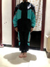 G.DUCKKIDS童裝男童秋裝套裝2024春秋新款兒童帥氣男孩連帽外套卡通休閑潮裝 藍(lán)色外套+褲子 140cm 曬單實(shí)拍圖