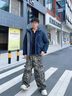波司登2025年新款沖鋒衣鵝絨羽絨服男短款三合一防風防水外套B250331323 黑藏青|5295 S 170/92A 體重約120-130斤 曬單實拍圖