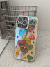 圣圖朗創(chuàng)意點(diǎn)鉆油畫笑臉適用iPhone16promax蘋果15新款手機(jī)殼13全包個(gè)性12閃粉鏡頭女11支架14防摔保護(hù)套 白底愛心笑臉【開心發(fā)財(cái)】閃粉鏡頭支架 iPhone 14 Pro Max 曬單實(shí)拍圖