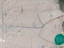 全棉時代高含棉月子服春秋季喂奶產(chǎn)后哺乳孕婦睡衣家居服套裝 藍165 曬單實拍圖