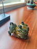 刻羽變色茶寵物貔貅抱元寶可養茶臺茶桌擺件高端茶寵茶玩功夫茶具擺設 變色貔貅-不帶元寶 曬單實(shí)拍圖