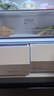 美的（Midea）M60系列470法式多門(mén)60厘米超薄底部散熱風(fēng)冷無(wú)霜純平全嵌一級(jí)能效智能雙變頻大容量冰箱 MR-470WUFPZE 海貝黛 曬單實(shí)拍圖