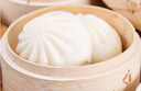 三津食品 SANJIN FOODS叉燒包廣式早茶半成品廣東港式早餐核桃包大肉包梅干菜包早餐包子 【三津肉包+香菇青菜包】共24個 曬單實拍圖