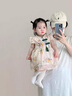 G.DUCKKIDS嬰兒衣服夏季薄款包屁衣新生周歲禮服女寶寶公主滿(mǎn)月百天國(guó)風(fēng)旗袍 裙子 90cm 建議身高80-1歲半-2歲 曬單實(shí)拍圖