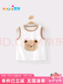 優(yōu)奇寶寶小背心衣服夏季薄款嬰兒外穿上衣無(wú)袖短男童T恤嬰兒吊帶 曬單實(shí)拍圖