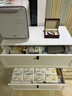 洛克菲勒鋼制斗柜家用臥室床頭柜客廳玄關(guān)櫥柜邊幾大容量儲物柜鐵藝收納柜 四斗柜【優(yōu)雅白】98*60*40cm 曬單實拍圖