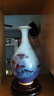 景德鎮(zhèn)陶瓷器仿古中式青花瓷纏枝花瓶工藝品客廳擺件家居酒柜玄關(guān)書房電視柜辦公室博古架茶室裝飾品瓷瓶擺設(shè) 仿古青花纏枝蓮釉里紅美人醉（配木質(zhì)旋轉(zhuǎn)底座） 曬單實拍圖