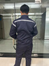 耐帝春秋防靜電工作服套裝男長袖反光工裝加油站中石化工程電工勞保服 【套裝】深藍色-（國標認證） L (170) 【建議120-140斤穿】 曬單實拍圖