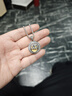 銘揚(yáng)飾海【金幣可轉(zhuǎn)動(dòng)】 925純銀貔貅項(xiàng)鏈男士圓牌吊墜高級(jí)感原創(chuàng)配飾禮物 貔貅吊墜+鋼鏈55cm 曬單實(shí)拍圖