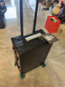 夢(mèng)旅者全鋁鎂合金拉桿箱萬(wàn)向輪復古旅行箱戶(hù)外行李箱男女大容量密碼箱 黑配綠卡扣 20英寸 （登機箱+鋁鎂合金箱體） 曬單實(shí)拍圖