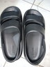 優(yōu)調(diào)2025新款夏季厚底防滑涼鞋女外穿厚底運(yùn)動(dòng)平底軟底大碼沙灘鞋海邊 黑色(柔軟舒適，不磨腳跟) 38 曬單實(shí)拍圖