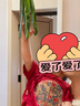 G.DUCKKIDS小黃鴨一周歲禮服男寶寶抓周衣服女嬰兒百天滿月唐裝中國風(fēng)套裝 紅色三件套 80 尺碼6-12月【75-85cm】 曬單實拍圖