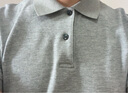 絲光棉100純棉短袖T恤男士翻領(lǐng)純色230g夏季新款百搭Polo衫上衣 淺灰色 XL 180/96A 曬單實拍圖