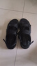 意爾康涼鞋男士運動(dòng)外穿沙灘鞋涼鞋戶(hù)外開(kāi)車(chē)兩用鞋 57549W 黑色 43  曬單實(shí)拍圖