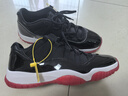 Jordan男籃球鞋 喬丹經(jīng)典復(fù)刻AJ11 JORDAN 11 運動鞋F(xiàn)V5104-006黑紅 45 曬單實拍圖