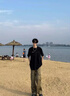 倉(cāng)石一樹(shù)夏季短袖T恤男士重磅純棉青少年簡(jiǎn)約潮流痞帥寬松半截袖體恤 黑色 S 曬單實(shí)拍圖