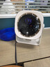馳族桌面小風扇小型家用電風扇噴霧制冷靜音辦公室桌大風力usb充插電款迷你超長續(xù)航學生宿舍床便攜式 充電款【月光銀】100檔大冷風16℃冰零 靜音無聲 曬單實拍圖