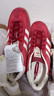 阿迪達斯 （adidas）三葉草GAZELLE女舒適耐磨低幫板鞋T頭鞋德訓(xùn)運動休閑紅鞋子IE1051 曬單實拍圖