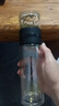 天喜（TIANXI）茶杯茶水分離杯雙層玻璃杯便攜泡茶杯男女車載商務辦公水杯 尊貴黑500ML 曬單實拍圖