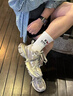 ZLZP老爹鞋男巴黎2025夏季新款莆田情侶網(wǎng)紅做舊男女款透氣增高運(yùn)動(dòng)鞋 做舊奶茶灰 42 曬單實(shí)拍圖