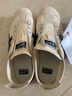 Onitsuka Tiger鬼?；⒛信荒_蹬懶人鞋經(jīng)典百搭休閑帆布鞋透氣運動情侶鞋 米黑 36 曬單實拍圖