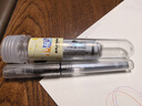 白金（PLATINUM）鋼筆鋼筆三年級小學(xué)生禮物PQ-200小流星彩色馬卡龍色入門練字書寫鋼筆 透明筆桿 曬單實(shí)拍圖