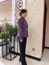 俞兆林老年人秋冬裝小棉襖女寬松奶奶棉衣內膽輕薄60歲媽母親節(jié)禮物衣服 9806紫色 3XL[115-130斤] 均碼 曬單實拍圖