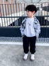 泰蘭尼斯311秋季新款兒童幼兒園室內鞋男女板鞋軟底女寶寶休閑鞋白/黑29 曬單實(shí)拍圖