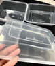 妙潔一次性飯盒 方形帶蓋800ml*50只 食品級野餐打包湯碗筷可微波加熱 曬單實拍圖