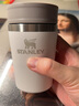 STANLEY咖啡杯保溫杯不銹鋼杯子水杯美式外帶便攜咖啡杯迷你236毫升-霜白 曬單實(shí)拍圖