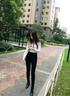 乖甜星高腰牛仔褲女緊身小腳八分小個(gè)子春秋新款修身女士鉛筆褲 黑色小腳鎖邊-8分 30 -建議119-128斤 曬單實(shí)拍圖