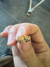 蒂蔻（Tico）翩翩蝶舞足金999黃金耳釘女5G硬金蝴蝶耳環(huán)耳飾送女朋友生日禮物 曬單實(shí)拍圖