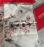 達芬奇密碼真絲絲巾女100%桑蠶絲紗巾高檔披肩母親節媽媽生日禮物送長(cháng)輩禮盒 蓓蕾初放 曬單實(shí)拍圖