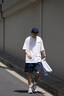 杉努短袖t恤男士夏季上衣服美式潮牌純棉寬松休閑學(xué)生情侶半袖體恤衫 白色 L 曬單實(shí)拍圖