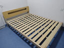 楓暖堂實(shí)木床雙人1.8米現代簡(jiǎn)約1.5米家用主臥大床出租屋床1.2m 實(shí)木床+10cm床墊+床頭柜*1 1500mm*2000mm【特價(jià)沖量】 曬單實(shí)拍圖