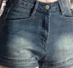 凰巣美式復古牛仔短褲女2025年新款爆款夏季緊身顯瘦超短褲辣妹熱褲子 藍色L（優(yōu)質(zhì)款） 曬單實(shí)拍圖