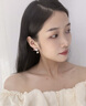 夢黛麗品牌耳飾女【山茶花設(shè)計】2025氣質(zhì)高級感小眾森系仿珍珠小花耳環(huán) 寫賀卡需聯(lián)系客服 曬單實拍圖