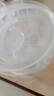 京東物流 食品級(jí)手提密封塑料桶包裝桶釣魚桶抓魚桶水果冰粉桶擺攤桶龍蝦打包盒300ml-5L 1L-透明色（2個(gè)裝）滿口容量950ML 曬單實(shí)拍圖