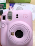 富士（FUJIFILM）立拍立得mini12 mini11/7/9升級款 相紙一次成像相機拍照七夕禮物 Mini12 淺櫻粉（現(xiàn)貨） 官方標配+Ins風相框+相冊+水晶殼 曬單實拍圖