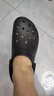 卡駱馳（crocs）經(jīng)典云朵clog洞洞鞋女鞋戶(hù)外涼鞋拖鞋厚底涼拖 206750-001 W7 曬單實(shí)拍圖