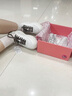 UIWI 真皮厚底小白鞋女新款增高板鞋輕便休閑鞋潮流輕奢女鞋白豹U96538 （建議拍大一碼） 曬單實(shí)拍圖